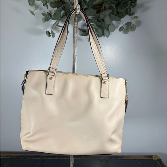 Kate Spade Varick Collection Austin Taupe Purse - Picture 4 of 14